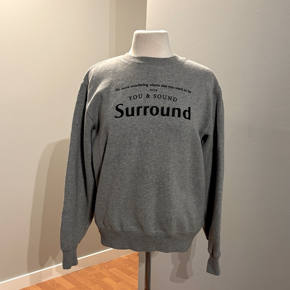 OAK + FORT Charcoal Crewneck Sweater